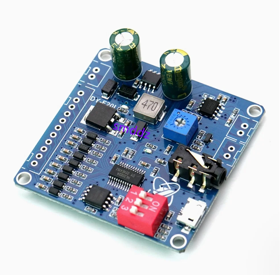 

5pcs / 12V24V10W20W voice MP3 player module one-to-one trigger custom audio 32M storage F20L