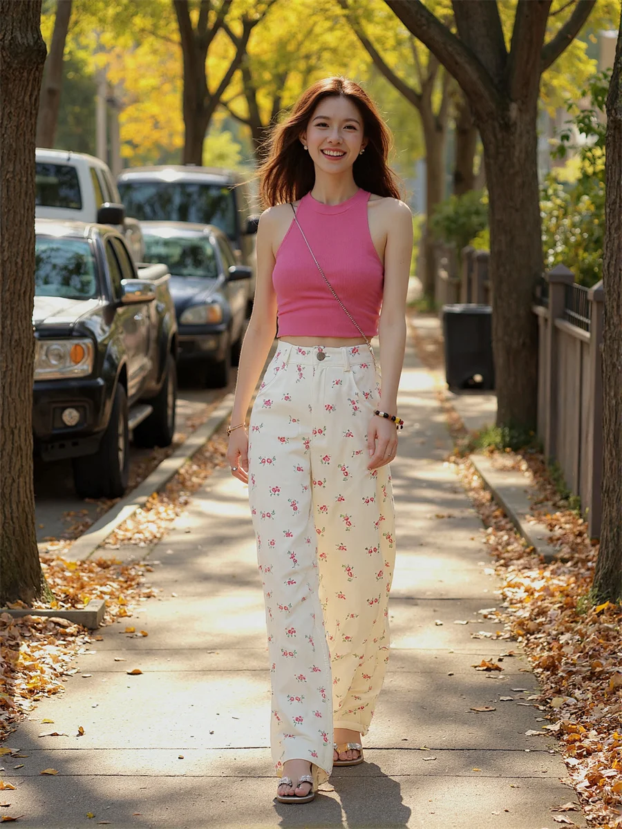 女性用ジーンズ伸縮性のある女性用白蝶デザインデニム女性品質のズボン床拭きマイクロフレアスリムフィット