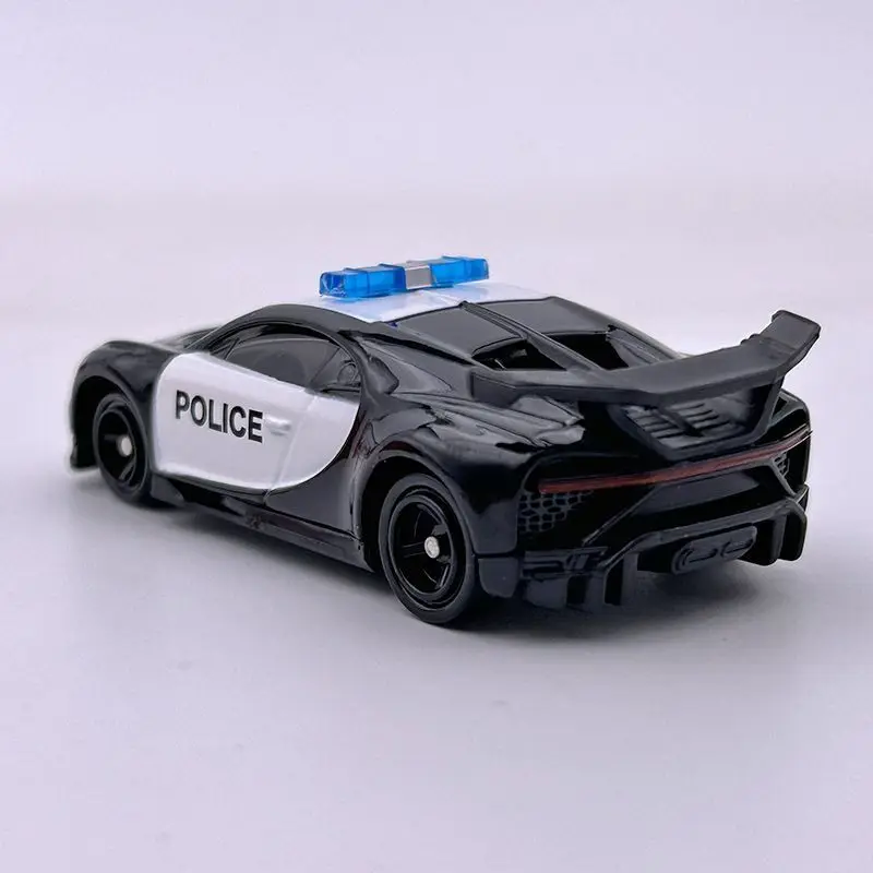 ทาคาระ โทมี่ หมายเลข 79 รถตำรวจบูกัตติ โมเดลโลหะผสม ของเล่นพร้อมโช้คอัพ คอลเลกชันใหม่ ของขวัญรถสุดหรูสำหรับเด็ก