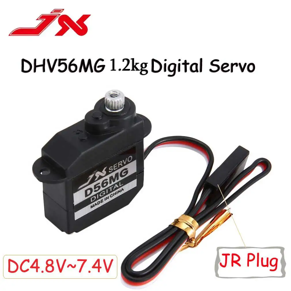 JX-Micro Servo Digital 9g, 17g, 25g, 1,2 kg, 6,6 kg, 9kg, 20kg, 25kg, engranaje de Metal para coche, Robot, avión, Dron, piezas de modelo RC