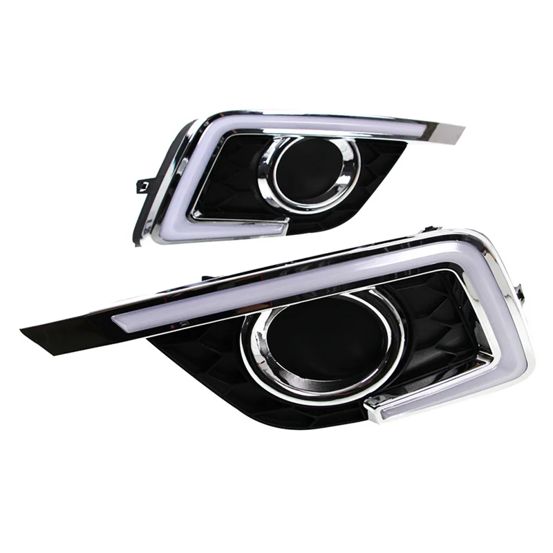 Daytime Running Light Bumper Fog Light LED for Nissan Sylphy Sentra Pulsar 15-16