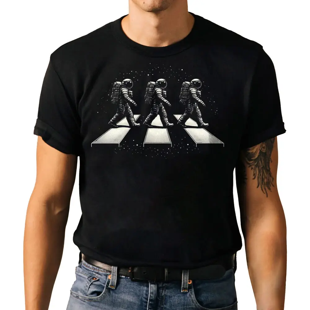 T-Shirt astronomia-astronauti Walking On Space crossswalks uomo donna camicia t-Shirt Unisex per uomo donna t-Shirt estive corte