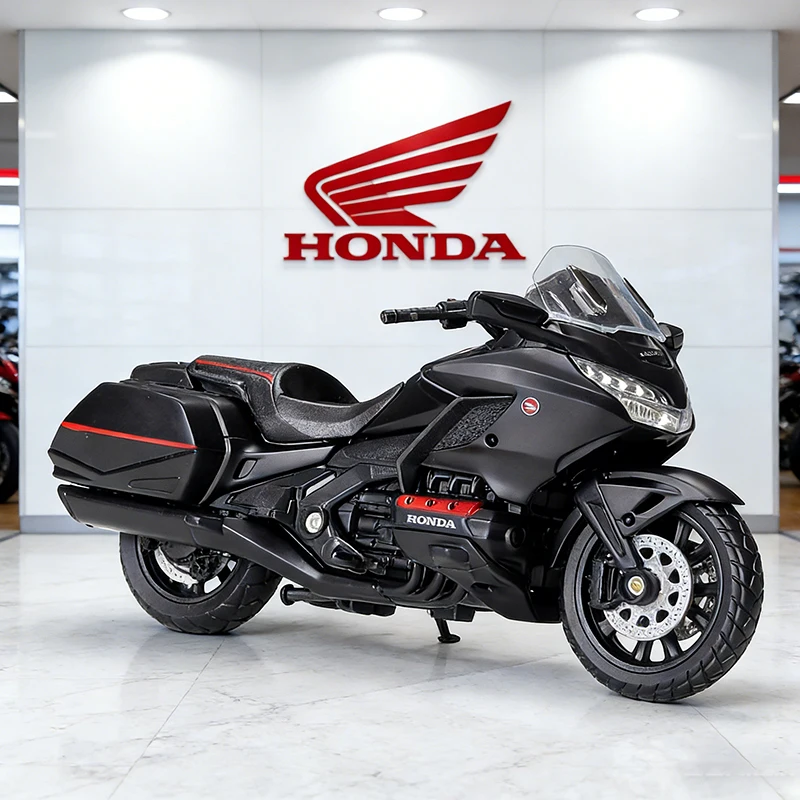 

Модель мотоцикла WELLY 1:18 HONDA Gold Wing 2020, коллекционная игрушка из сплава, гоночная модель мотоцикла, игрушка для детей.