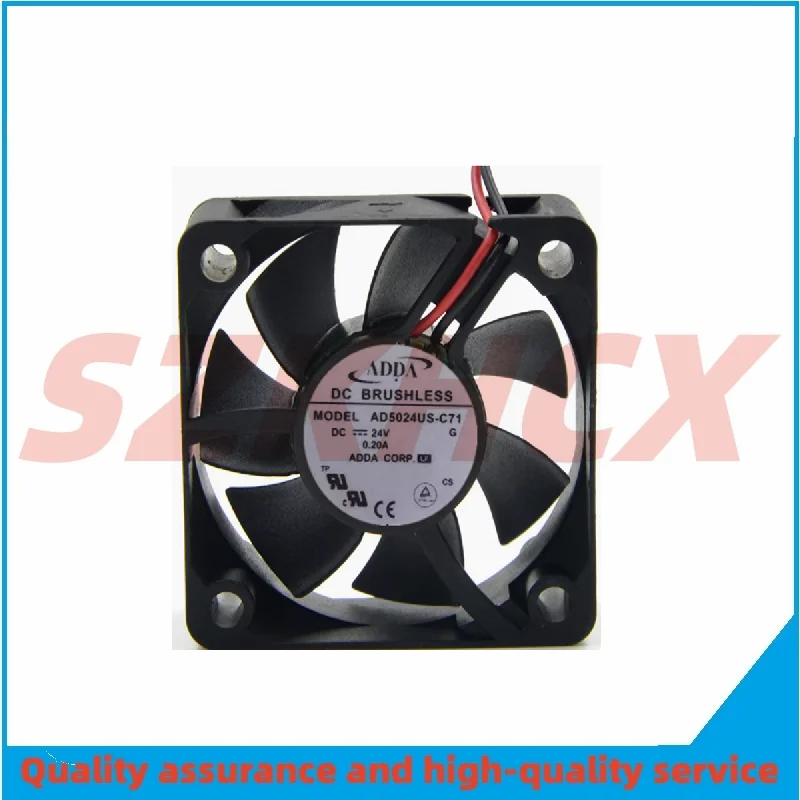 1PCS/LOT ADDA AD5024US-C71 DC 24V 0.20A 50x50x20 2-Wire Server Cooling Fan