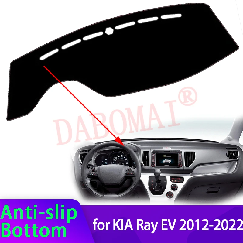 

Для KIA Ray EV 2012-2020 2021 2022: Накидка на приборную панель, коврик-накладка, защитный чехол, аксессуары для автомобиля