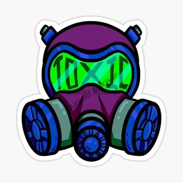 سامة سيارة التصميم الإبداعية تحذير خطر بولي كلوريد الفينيل مقاوم للماء جسم السيارة ملصق الفينيل مقاوم للماء ذاتية اللصق اكسسوارات السيارات #4