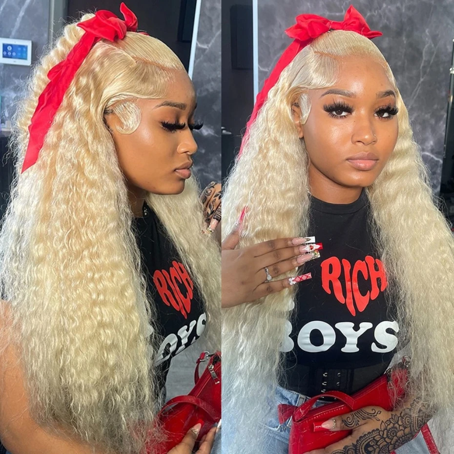 8-32 Zoll Tiefe Welle Menschliches Haar Bundles Remy Brasilianisches Haar 613 Blonde Farbige Tiefe Welle 1/3/4 Bundles Angebote menschliches Haar Verlängerung