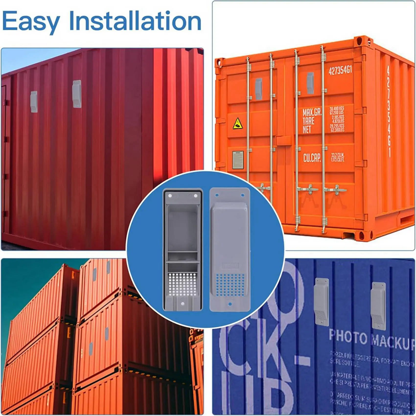 AC23-16Pack Shipping Container Air Vent Kit Heavy Duty Shipping Container Accessories Flow Ventilation Kit