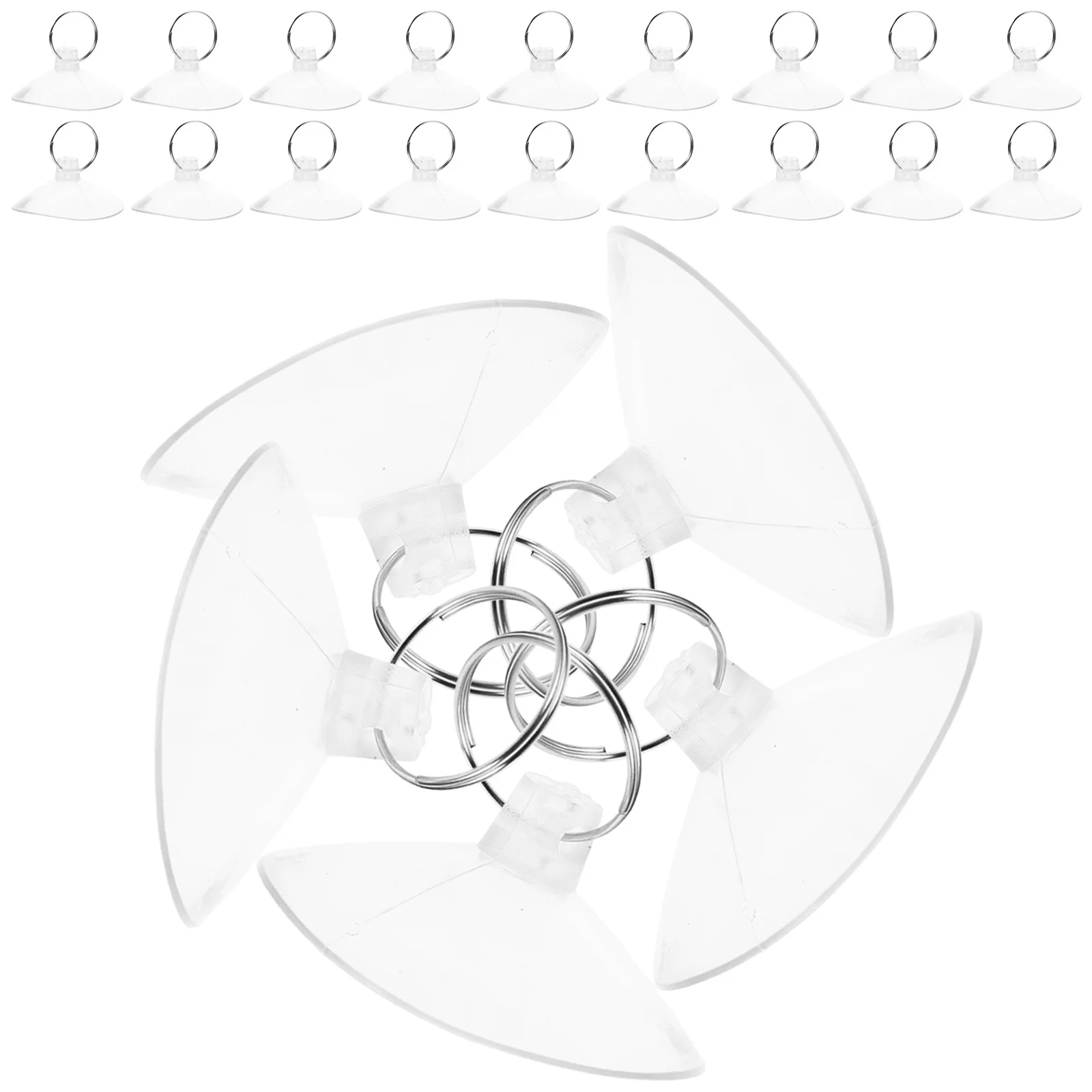 

50Pcs Reptile Pet Hammock Suction Cups Nano Adaptable Material Smooth Surface Fixer Kitchen Car Living Room Suction Cup