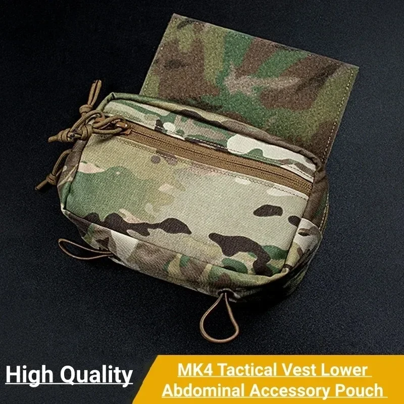 Tactical Vest Dangler Drop Pouch Mini Abdominal Dump Drop Pouch Fanny Pack for JPC CPC LBT D3CR MK3 MK4 Plate Carrier Storage