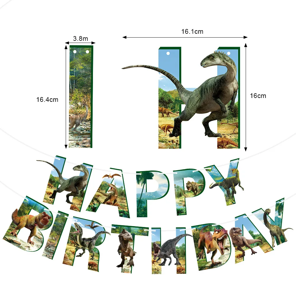Dinosaurier-Geburtstagsparty-Dekoration T-Rex Girlande Hängende Wirbel-Deko Kinder Jungen Geburtstagsdeko Dino-Geburtstagsparty-Deko Wirbel-Deko – Detail 8