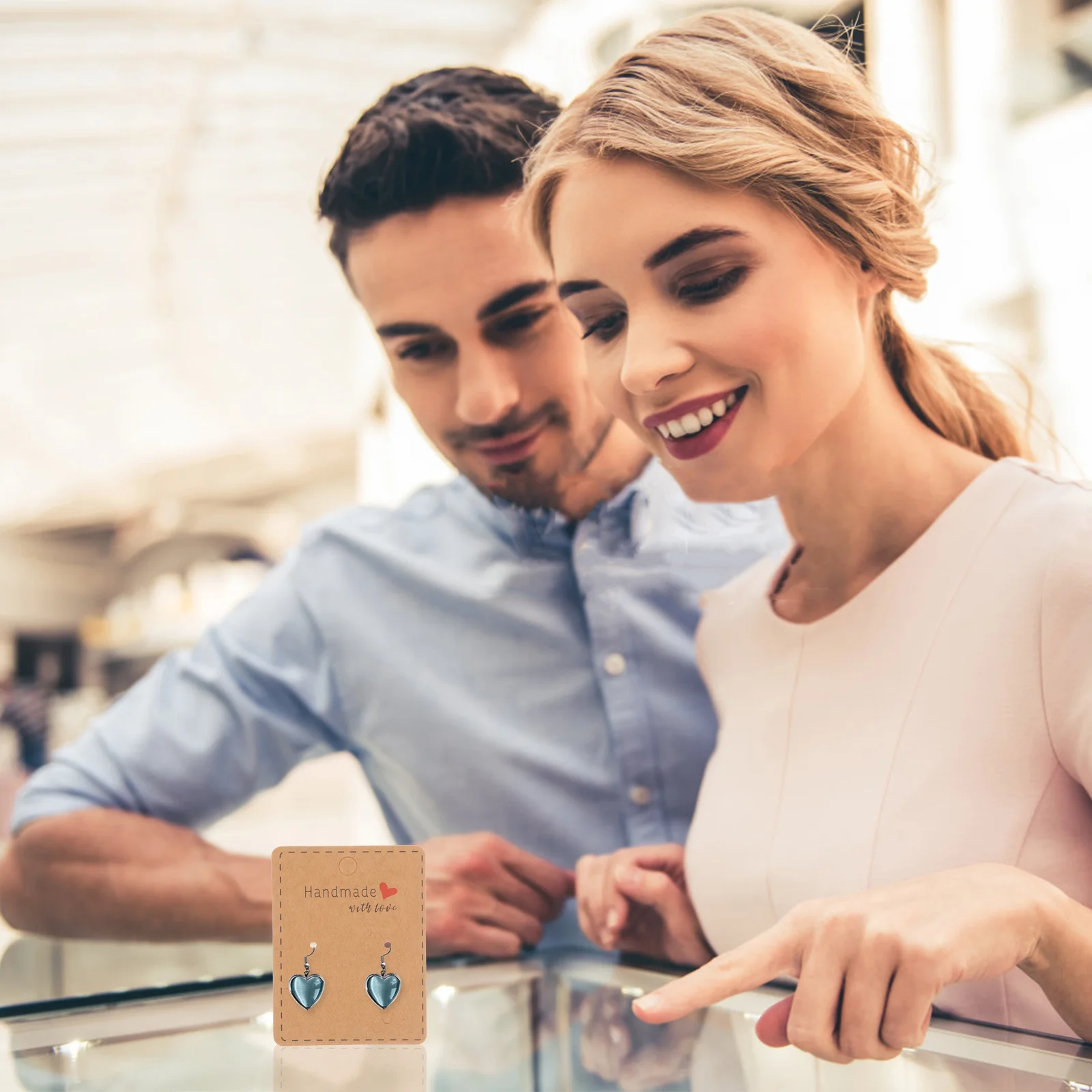 

100Pcs DIY Earring Display Cards Paper Jewelry Accessories for Organizing Ear Studs in Retail Packaging Or Home Showcase Use