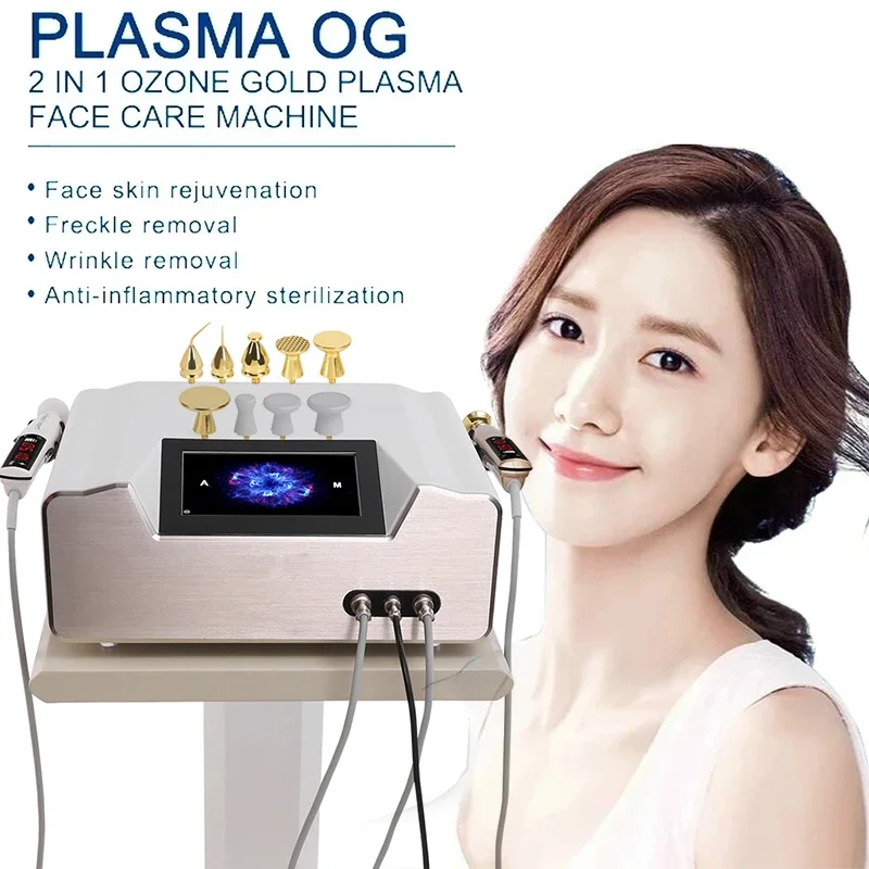 Gold Plasma Beauty Equipment Freckle Removal Lifting Face Skin Rejuvenation Plasma Pen Needles Face Care Machine for Sap Use