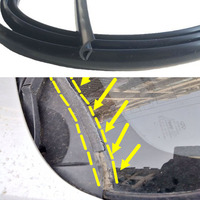 1.7m Car Wiper Front Windshield Panel Moulding Seal Strip for Great Wall Haval Hover H3 H5 H6 H7 H9 H8 H2 M4