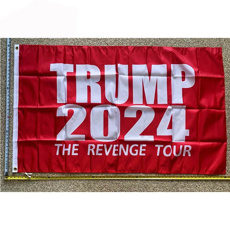 

Donald Trump Flag FREE SHIPPING 2024 Revenge Tour R Desantis Army USA Sign 3x5' yhx0158