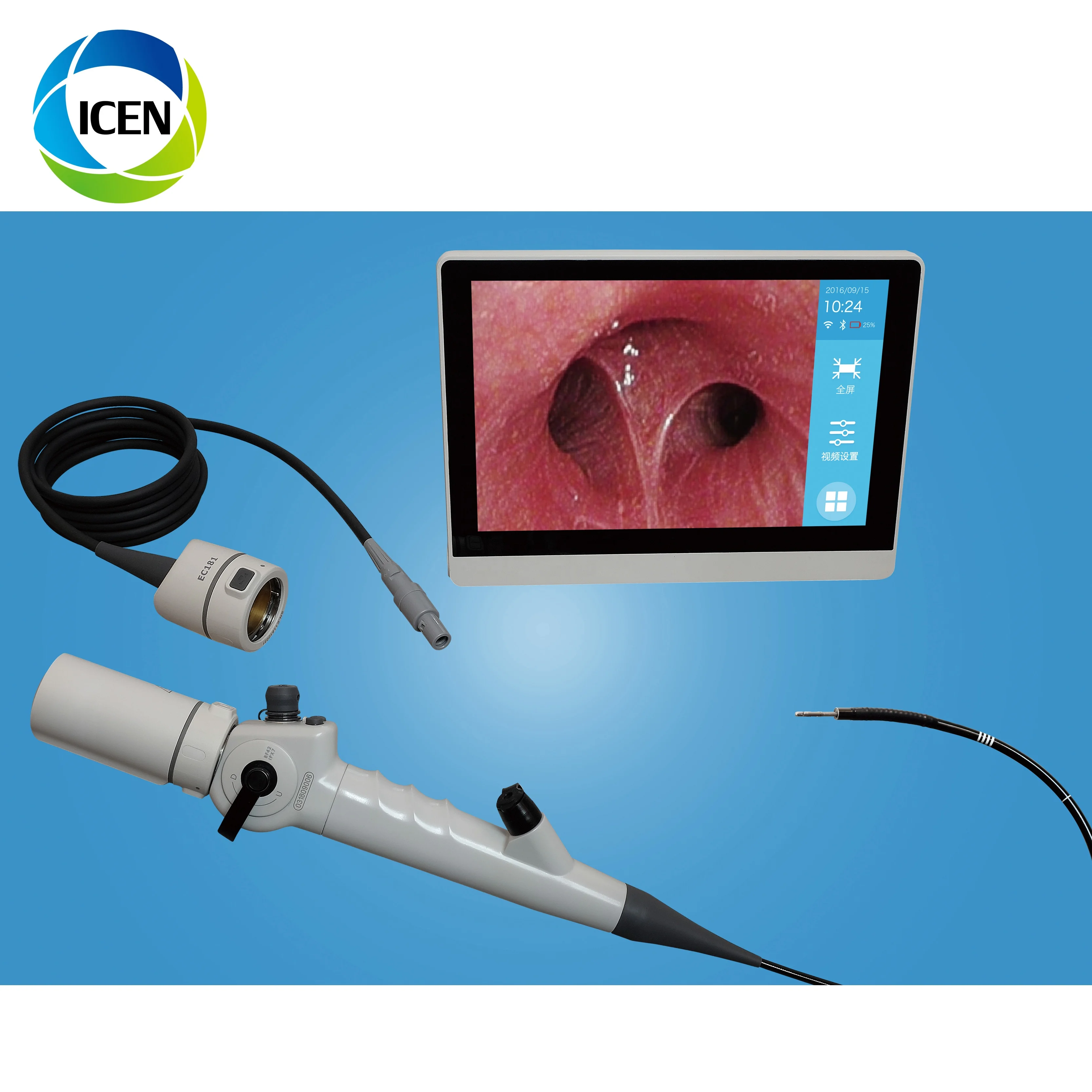 IN-P029-2 surgical instruments endoscope portable video cystoscope price flexible with monitor