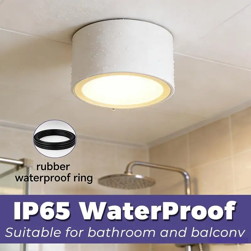 Waterproof Led Downlight GX53 Spot Light Replaceable Bulb Ceiling Down Lighting For Bedroom Living Room Home Decor Spotlight