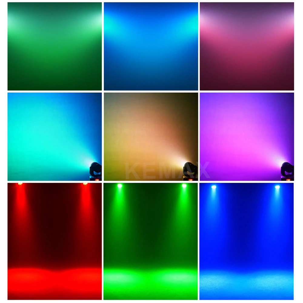 Luz de festa disco de 30W com controle remoto, mini LED beam RGBW rotativo, strobe móvel para DJ, iluminação de palco DMX512 para eventos de clube e dança