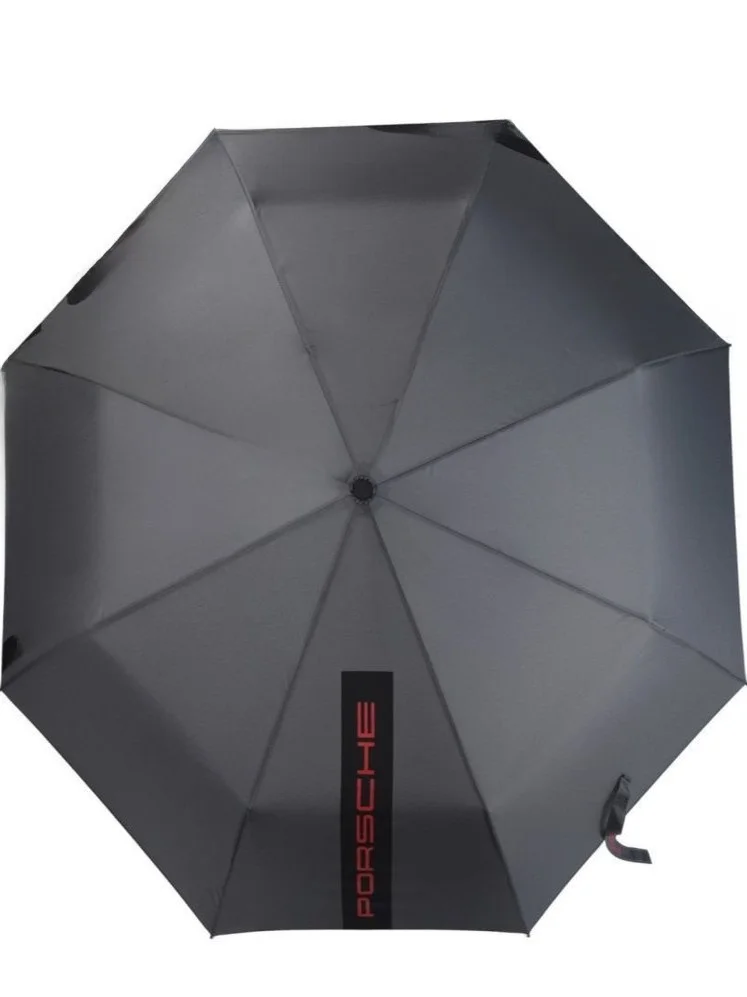 

Зонт Tee Auatic, основной цвет — черный, с красным текстом, простой и элегантный, для домашнего повседневного использования, дождевой зонт.