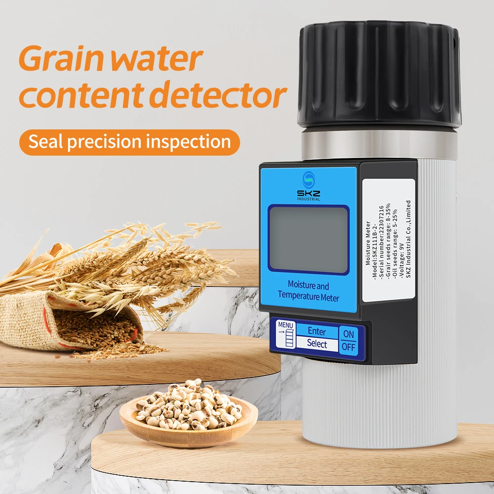 

Portable Grain Moisture Meter Coffee Bean Humidity Tester for 37 Kinds Grain Corn Rice Wheat Humidity Detector Smart Hygrometer