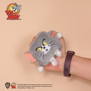 Tom ve Jerry peluş oyuncak kızlar için, anahtarlık, anahtarlık serisi deformasyon, çanta asılır süslüyor bebek, sevimli, komik, hediye, tatil en çok satılan 12-tom'un oyuncakları-no. 8