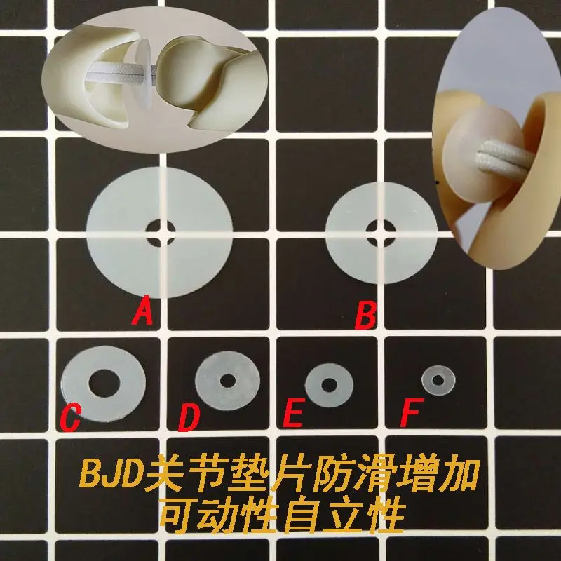 

BJD SD Doll Joint Silicone Gasket Anti skid For 1/3 1/4 1/6 Doll Maintenance Anti skid Movable Joint Gasket