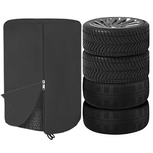 420D Tire cover.Universal model, black +4 tire pads