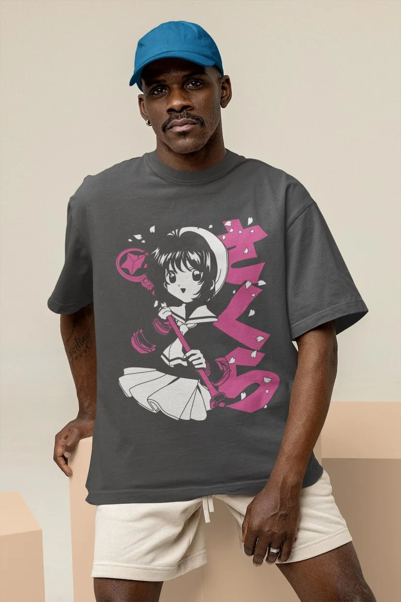 Magical Girl Adventure Unisex T-shirt - Japanese Manga Style, 1990s Era Apparel, Otaku Gift, Japan-Inspired, Fantasy Quest,