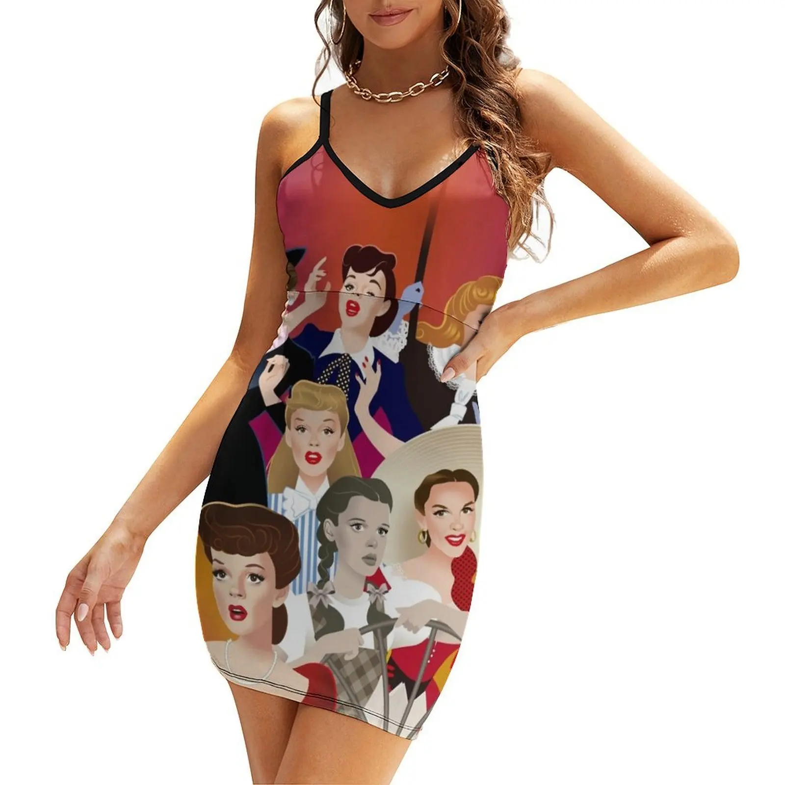 

JG 100 Sling Dress luxury dress sexy short dresses daring women's luxury party dress women
