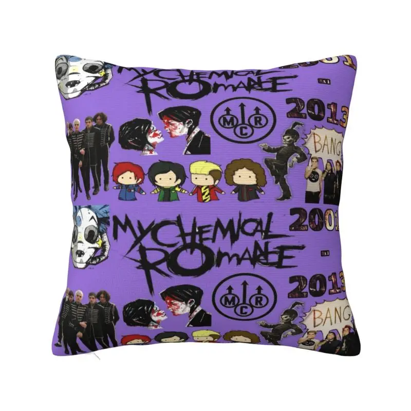 Custom Band My C-Chemical Romances Cushion Cover Home Decorative Printing Throw Pillow Case for Car Two Side