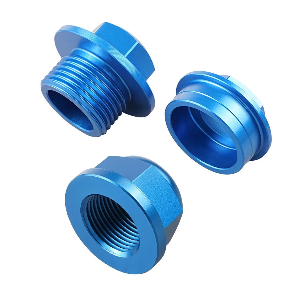NICECNC For Husqvarna TE 300 FE350 FE450 FE501TE250 FE250 TC85 2014-2022 TC125 M20x1.5 Front Rear Wheel Axle Lock Nut Screw Bolt