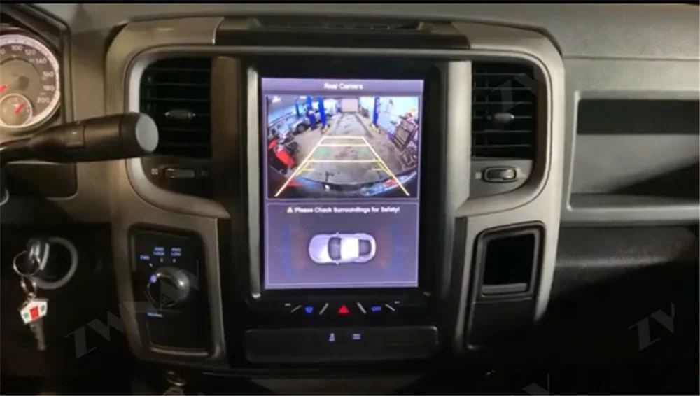 10.4 Inch Android 9.0 Car GPS Radio for Dodge RAM 1500 2014-2018 Multimedia Stereo Bluetooth Head Unit