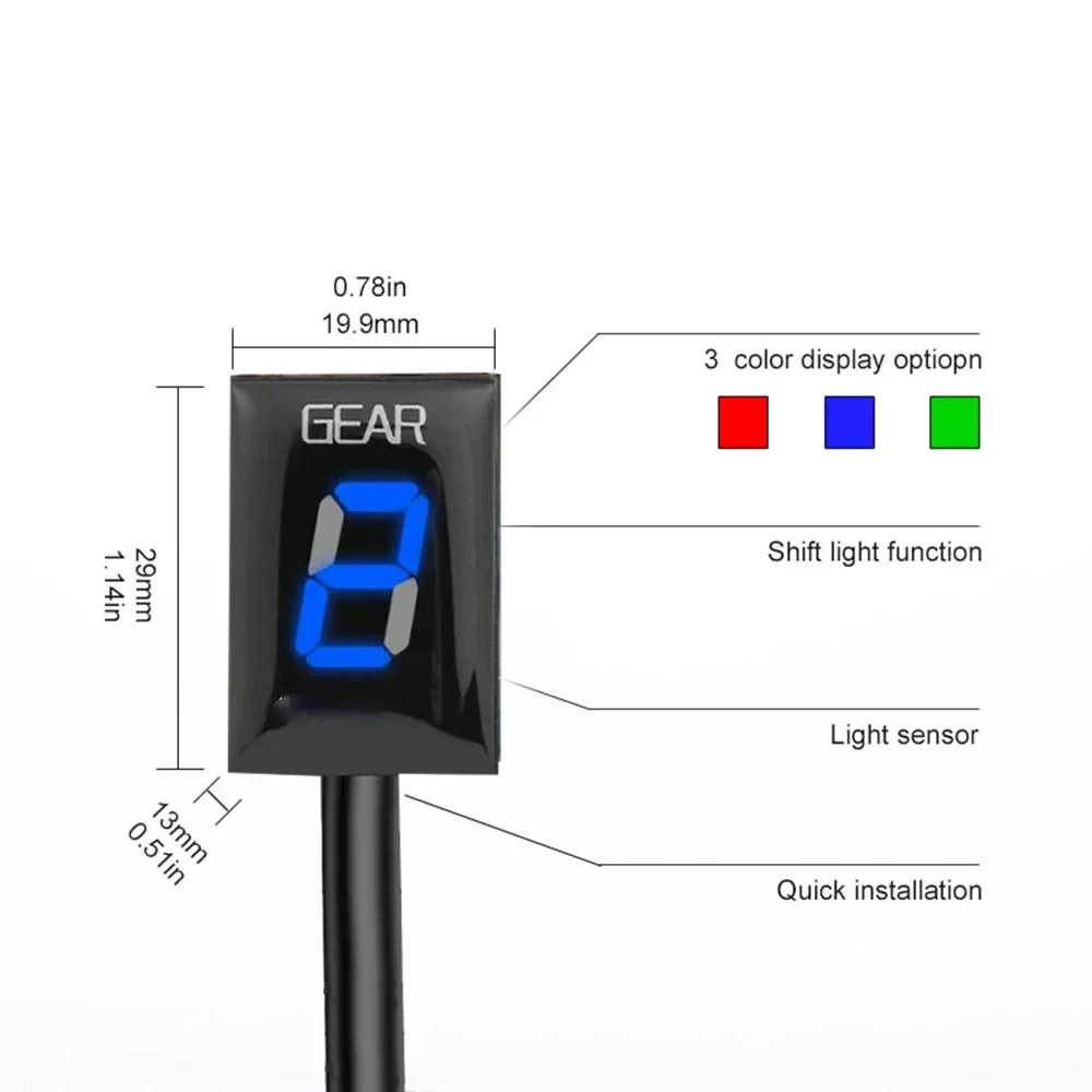 For Suzuki Boulevard C50 M50 M90  C90 C109r M109R C109 R T C109T Accessories Motorcycle Gear Indicator Digital Display Meter view 5