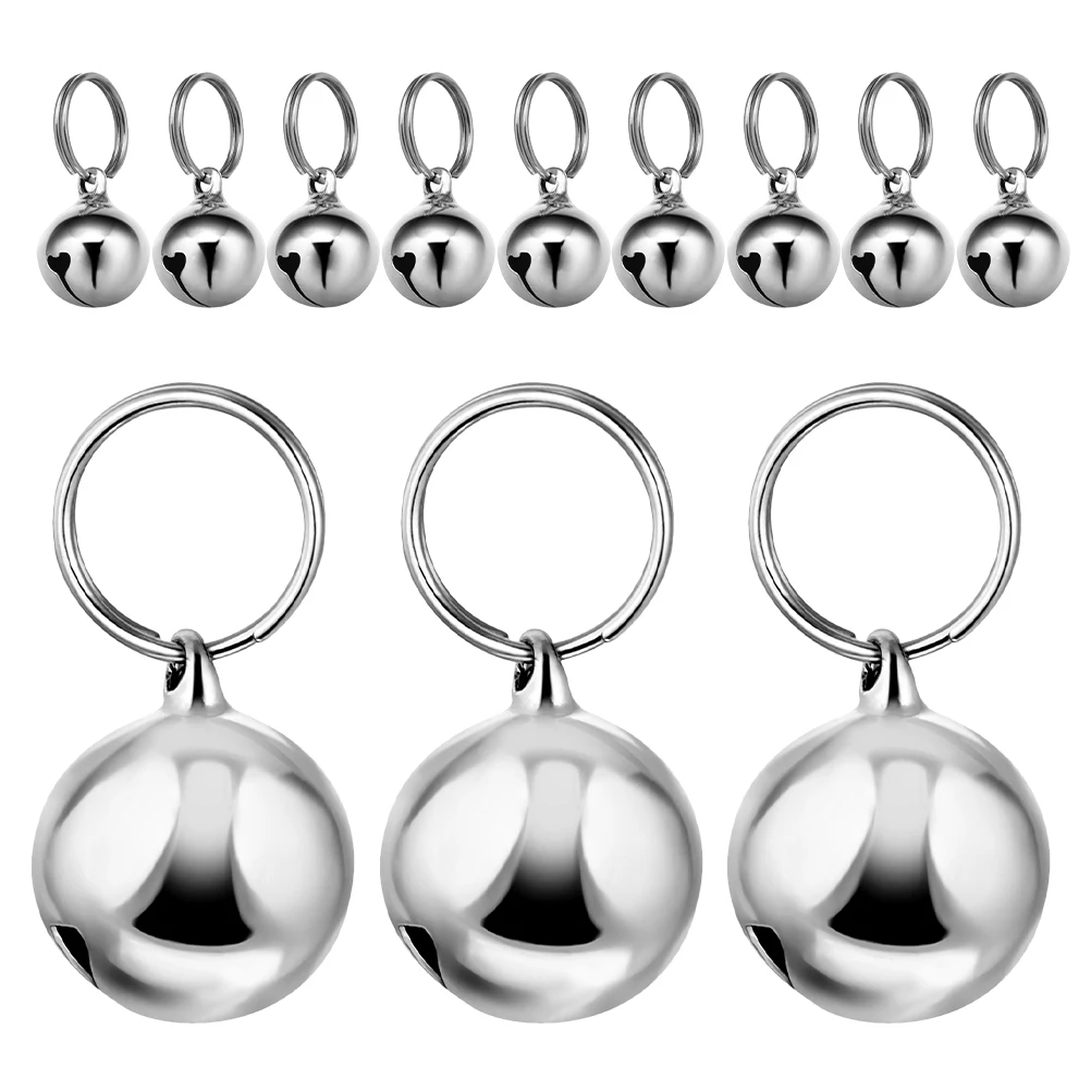 

12Pcs Kitten Collar Bell Set Stylish Pet Neck Charms with Clear Ringing Sound Ideal for in All Weather Conditions