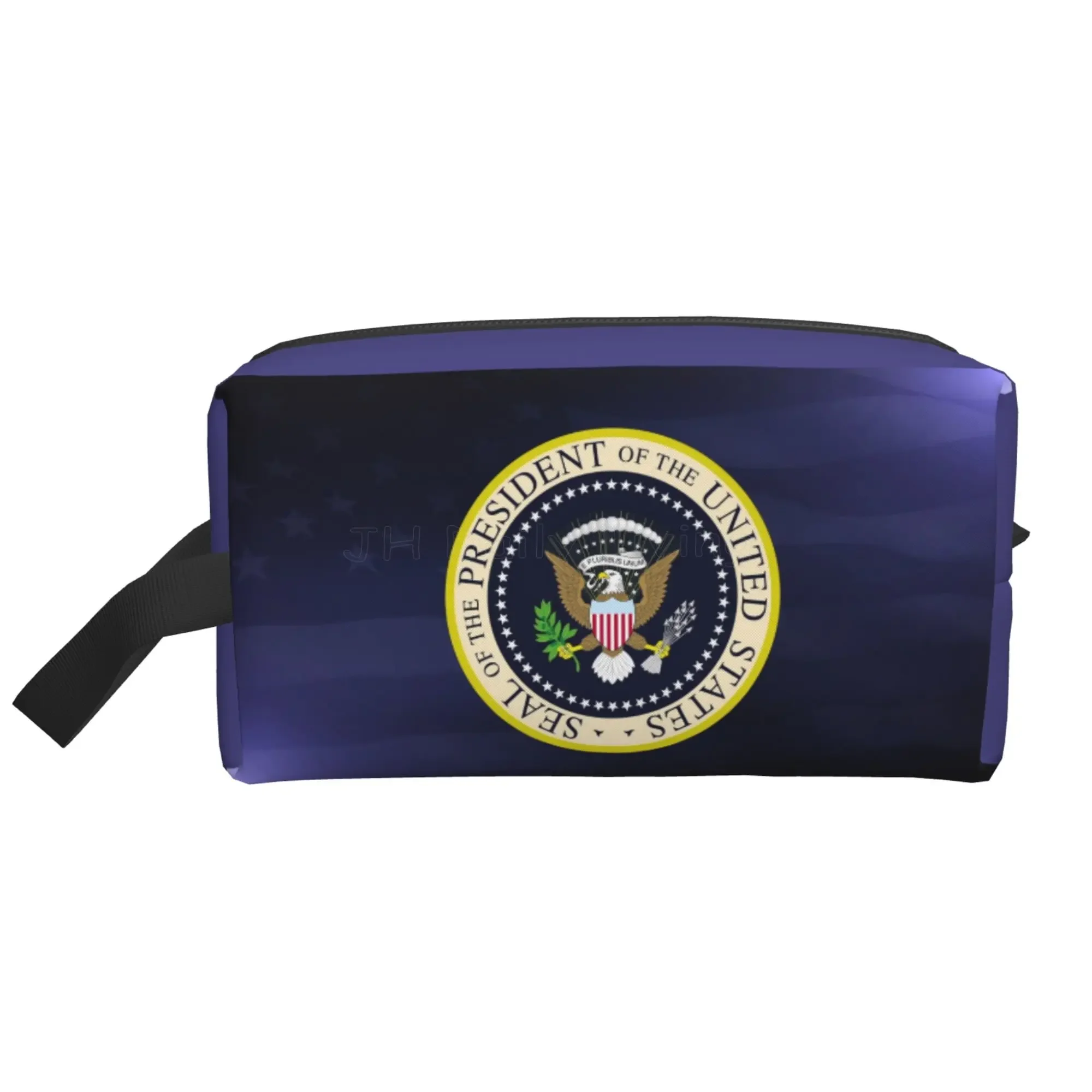 

Seal of The President of The United States Storage Bag Portable Large Capacity Travel Toiletry Cosmetic Storage Bag for Travel