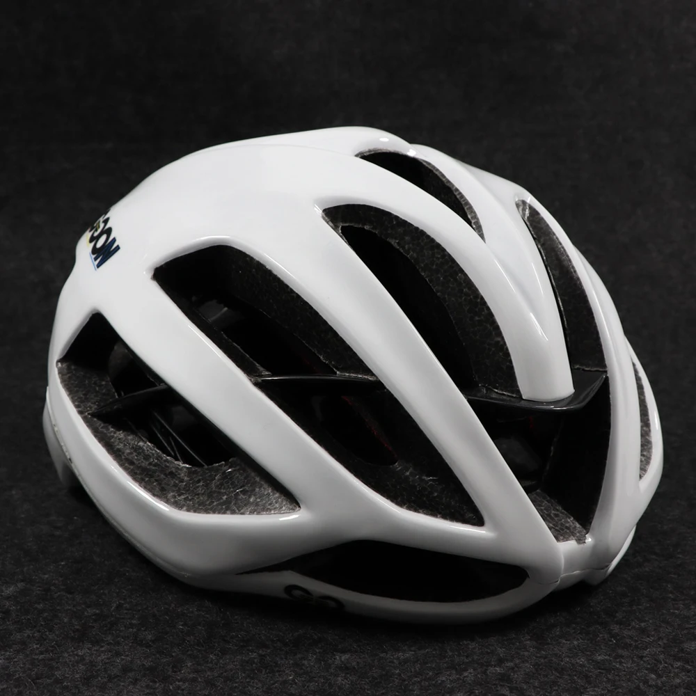 Casco da corsa per bicicletta Aero bianco casco da bici da strada di alta qualità all\'aperto ciclismo sport Mtb caschi di protezione di sicurezza M