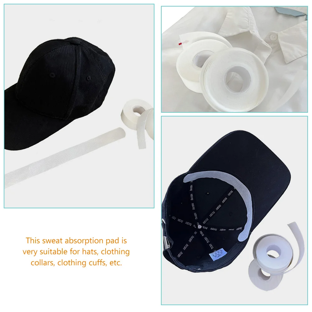 

Sweat Absorption Strips Adhesive Pads for Hats Collars Cuffs Breathable Non-Woven Fabric Stay Dry Comfortable Sweat Pads