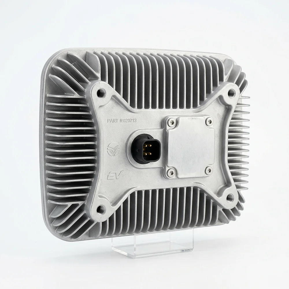 Customized aluminum die-casting electric vehicle light radiator new energy vehicle car light radiator auto parts