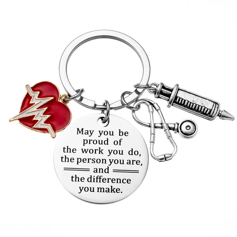 Nurse Gifts Nurse Keychain Nurse Practitioner Gifts Nursing Student Medical Assistant Gifts Thank You Appreciation Keychain