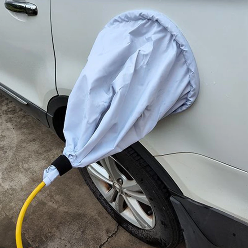 Electric Vehicle Charging Plug Covers Waterproof Cloth Rain Cover EV Charger Adapter Protector Car Charging Port Safe Protection