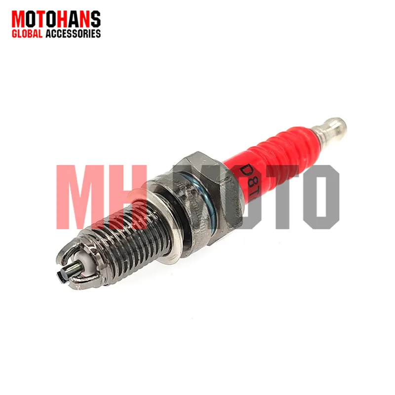 1PC/2PC D8TC-3 D8EA-3 THREE HEAD SPARL PLUG FOR CG125 150 200 250 WY125 ZONGSHEN HAOJUE LONCIN AKT125 XL185 DR200