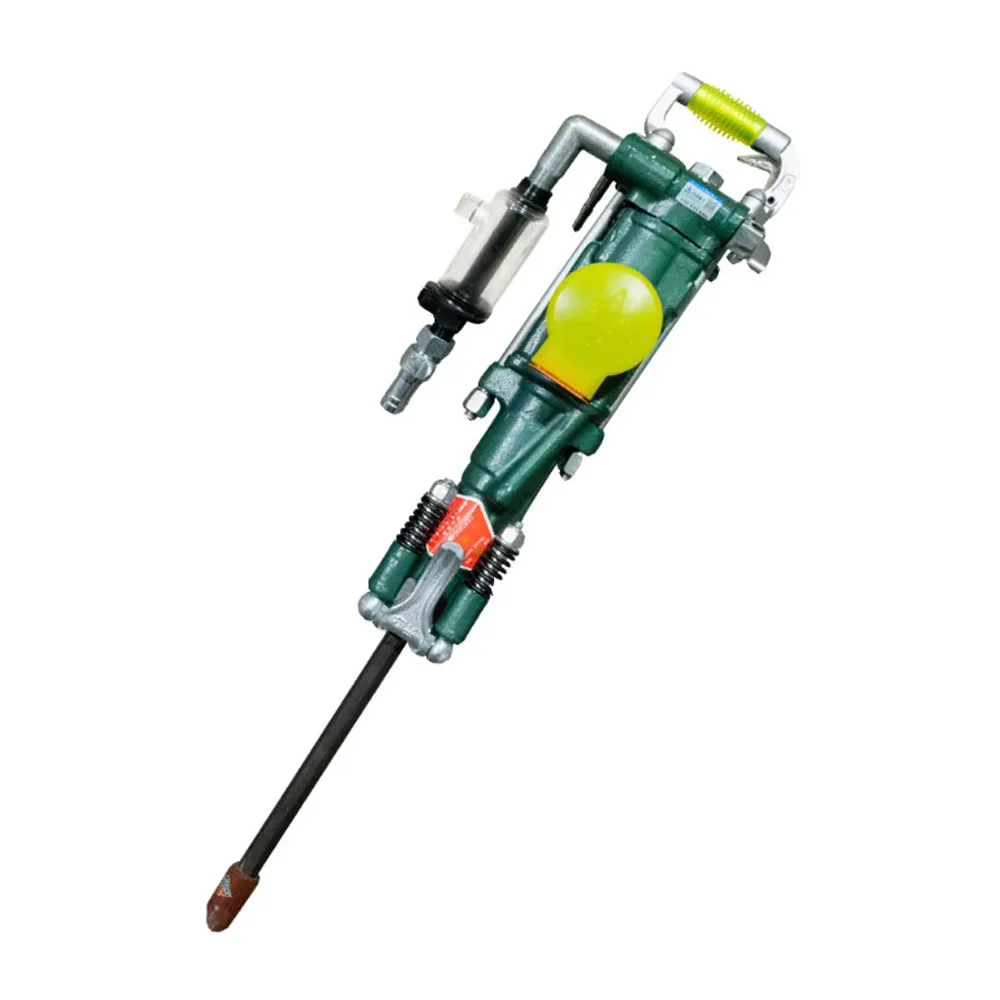 

Kaishan Handheld Pneumatic Leg-Type Rock Drill KT24 Portable Design For Mining Tunneling Lightweight High Impact Energy