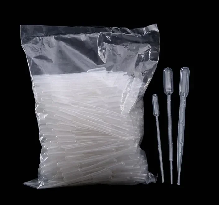 Brand New 100pcs 0.2/0.5/1/2/3/5/10ml Disposable plastic pipette Pasteur pipette plastic Pasteur pipette dropper