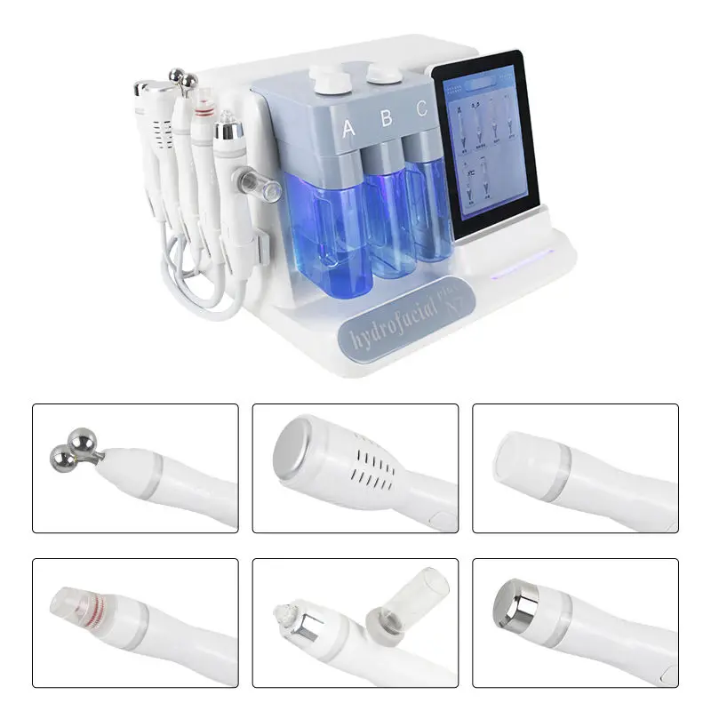 Lesen beauty 6 IN 1 Hidrifacial Beauty Machine Hydro Dermabrasion Aqua Peeling Facial Device Cosmetology Machines skin care beau