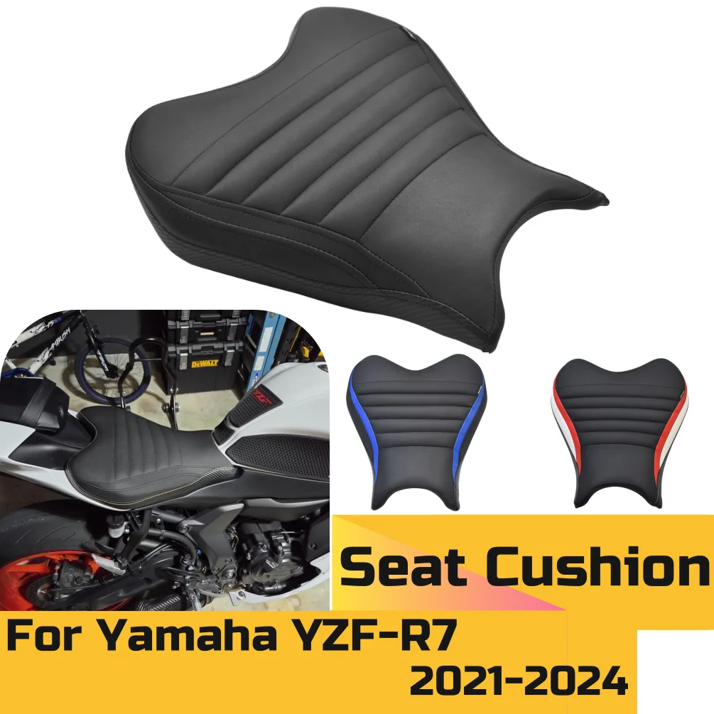 

R7 Front Seat Pad For Yamaha YZF R 7 2021 2022 2023 2024 YZF-R7 YZFR7 Rider Driver Seat Cushion Cover Motorcycle Accessories