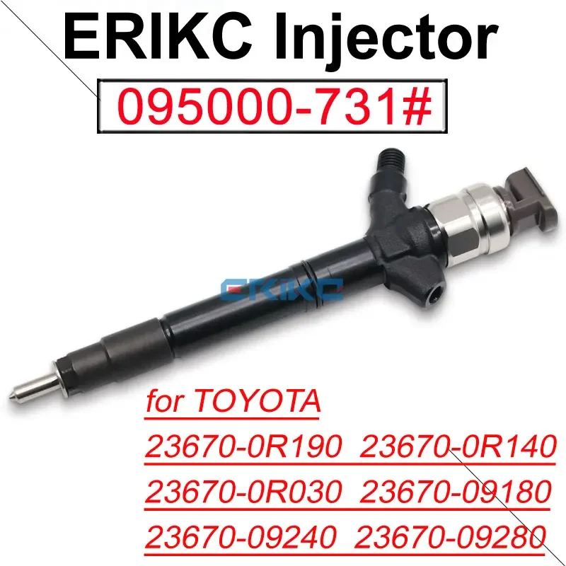 095000-7310 Diesel Injector 095000-7311 Fuel Nozzle Parts for DENSO TOYOTA AVENSIS 23670-09180 23670-09240 23670-09280