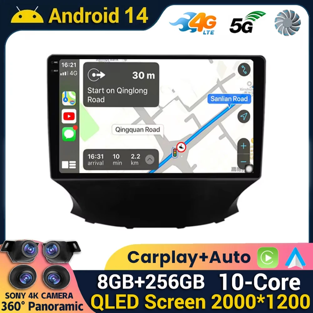 

Android 14 Car Radio For Changan CS35 2018 2019 2020 Car Stereo Receiver Multimedia Player Autoradio GPS Navigation WIFI 4G QLED