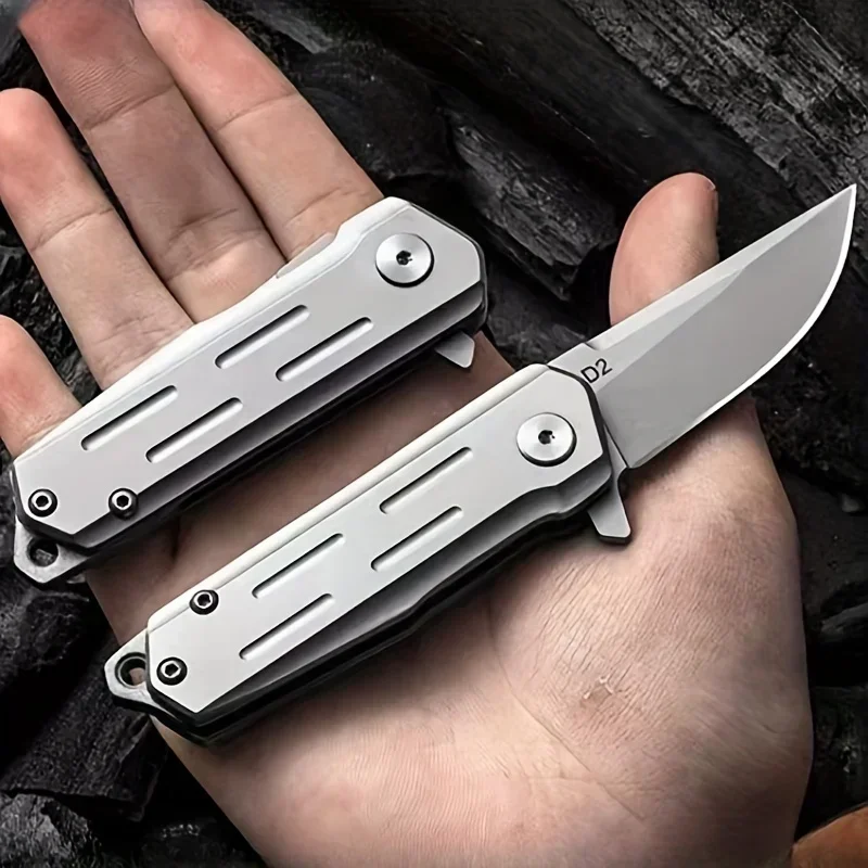 High Quality Mini Pocket Knife Folding Knife D2 Steel Blade 440C Handles Outdoor Safety Tactical Knives Fishing EDC Multitool