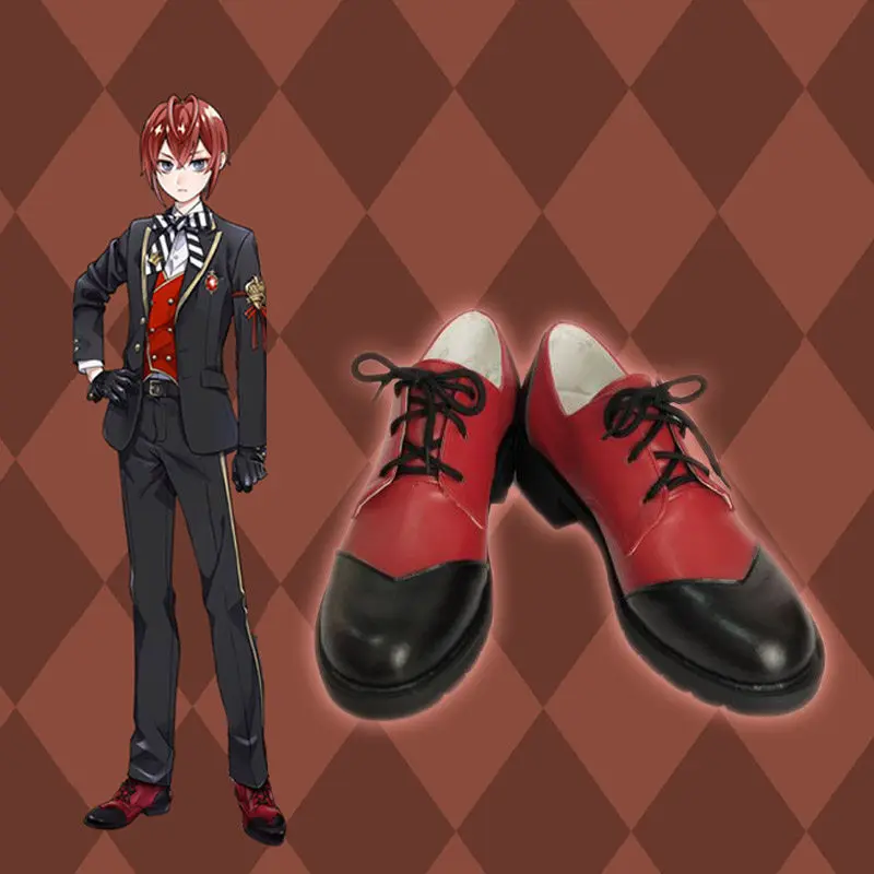 Riddle Rosehearts‌ Shoes Twisted Wonderland Cosplay Shoes Res Black Halloween Accessory Boots