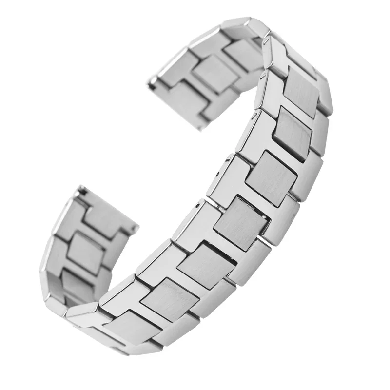 Stainless Steel Watch Strap for Cartier Tank Must W5200014 Men\'s Women\'s Flat Watchband Accessories 20mm 23mm Wrist Strap